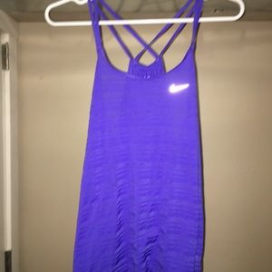 Blue NIKE tank top & red